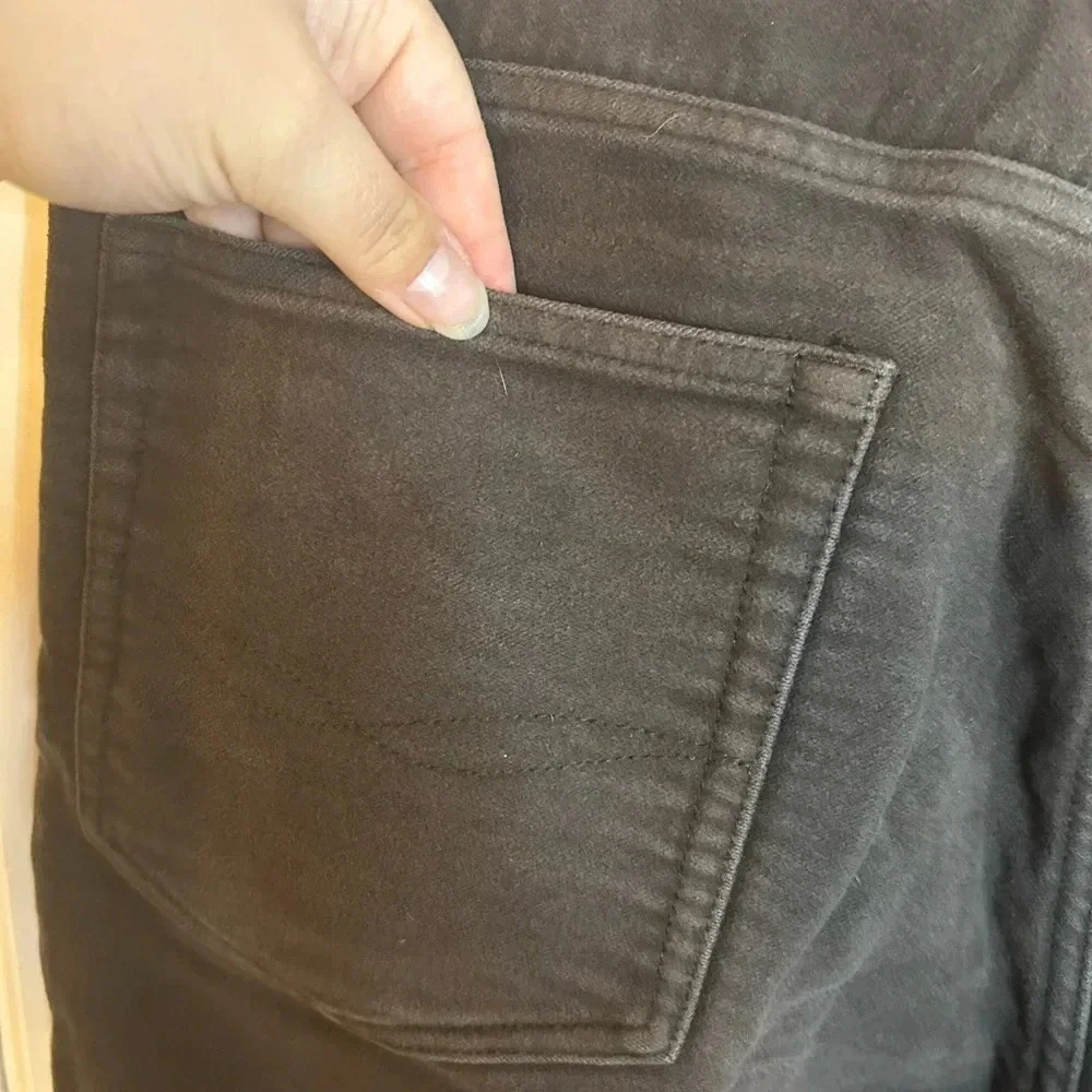 RODD & GUNN MENS DARK BROWN RELAXED FIT PANTS